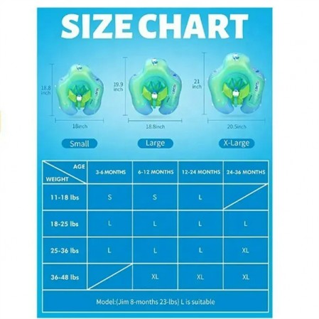 Custom Baby Chest Float Inflatable Baby Pool Float Swimming Rings