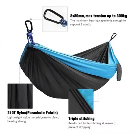 Double and Single Portable Lightweight Outdoors Camping Hammock