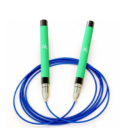 Self-Locking Screw-Free Design Weighted 360 Degree Spin Silicone Grip jumping rope