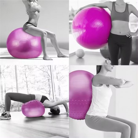 Yoga Ball 45cm/55cm/65cm/75cm/85cm Extra Thick Ball with Pump