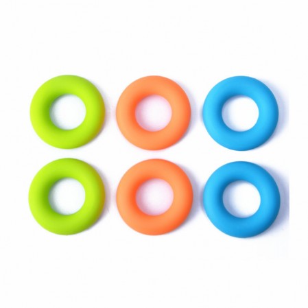 Logo service Silicone hand grip silicone rubber hand grip ring Finger Strength Training