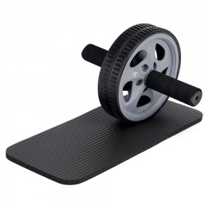 Ab Abdominal Exercise Roller  Dual Wheel with Foam Handles