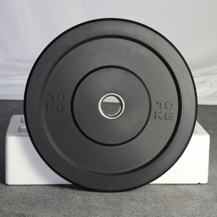 Free Weight Plate with 2 inch, Rubber Barbell Weight