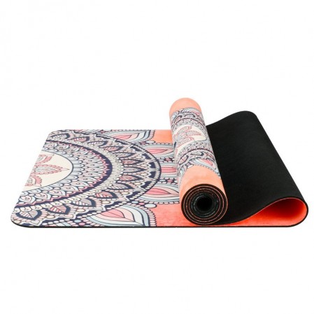 Suede Rubber Light Weight Traveling Yoga Mat full printing