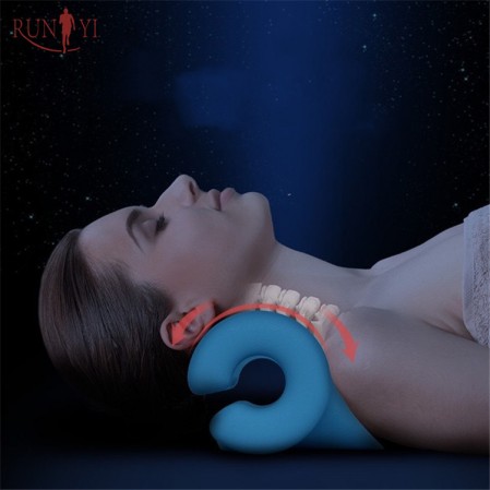 OEM Custom High Quality Soft PU Head Support Neck Pillow for Sleeping Rest