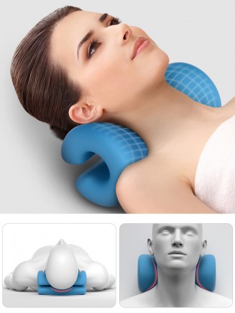 OEM Custom High Quality Soft PU Head Support Neck Pillow for Sleeping Rest