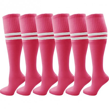 Adult Kids Breathable Sports Football Socks Knee High Soccer Socks For Team Sports Training