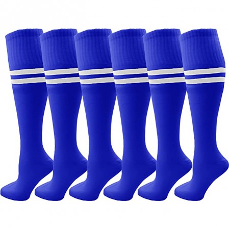 Adult Kids Breathable Sports Football Socks Knee High Soccer Socks For Team Sports Training